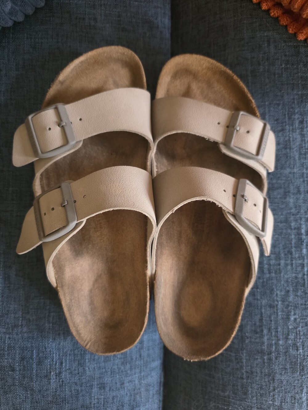Birkenstock Arizona Double-strap Buckle Sandals in Gray Size 39